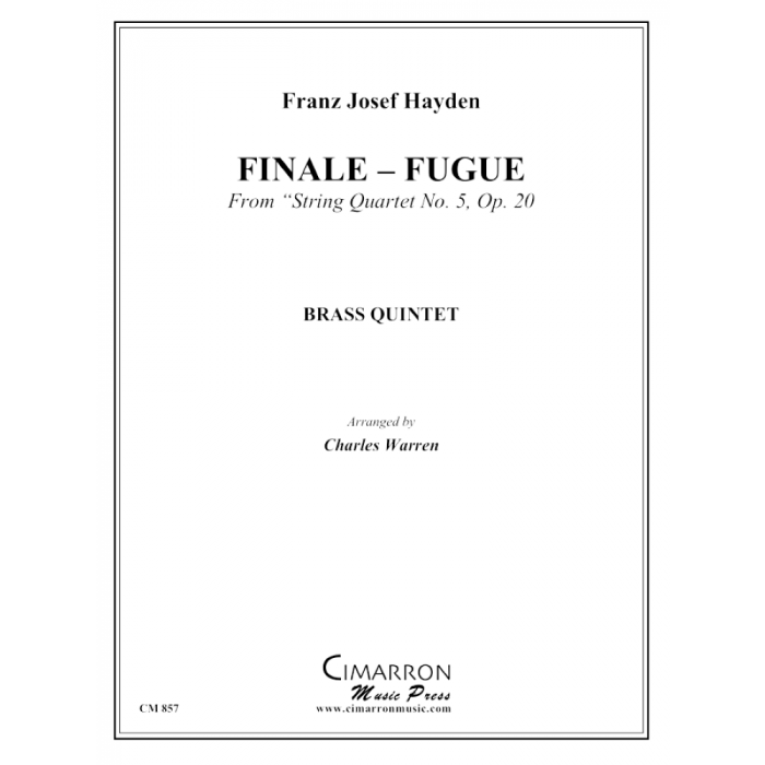 Hayden, Franz Josef - Finale -- Fugue