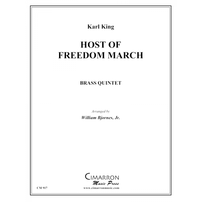 King arr. Bjornes - Host of Freedom March