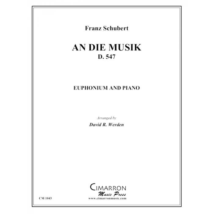 Schubert arr. Werden - An Die Musik D. 547