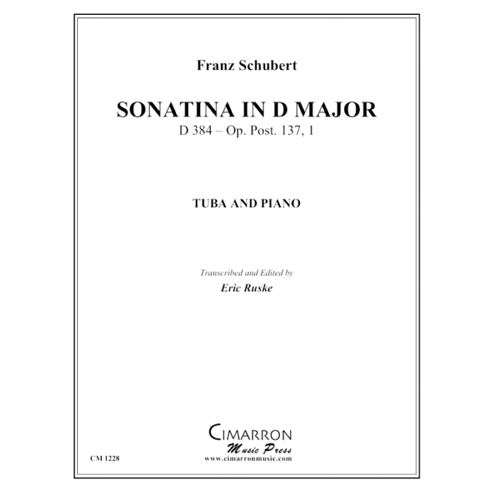 Schubert, Franz - Sonatina in D Major