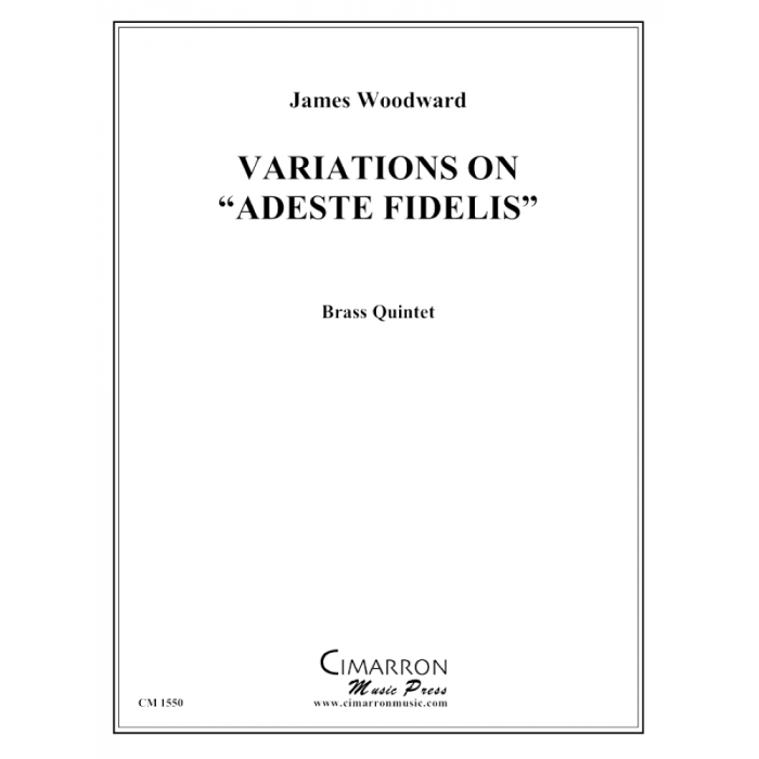 Woodward, James - Variations on Adeste Fidelis