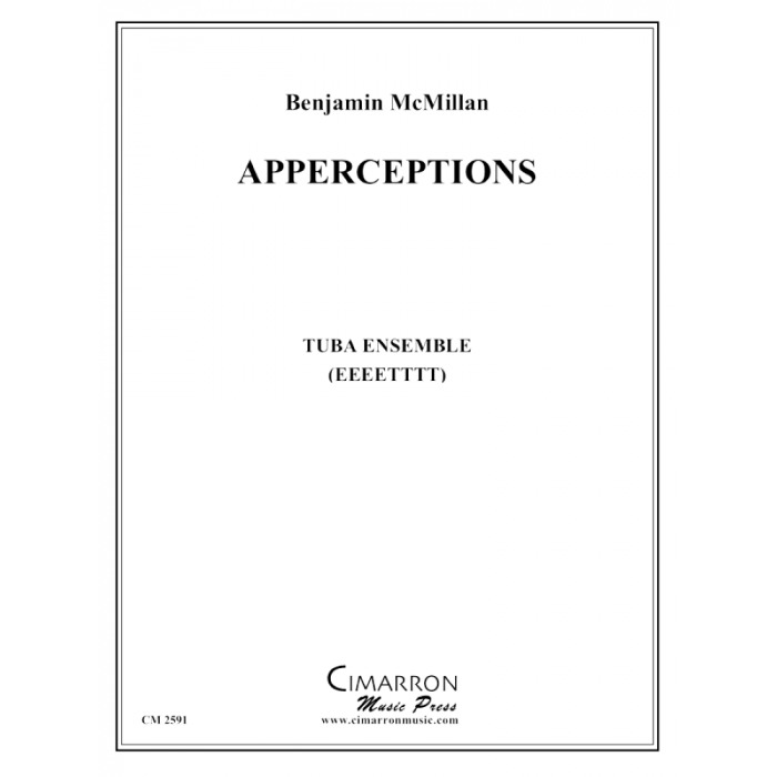 McMillan, Benjamin - Apperceptions