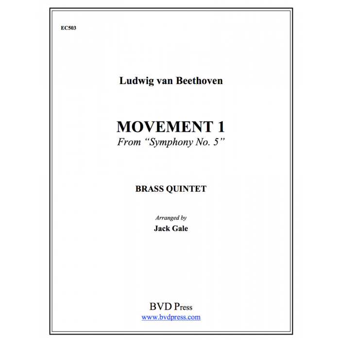 Beethoven, Ludwig arr. Gale - Mvmt. 1 from Symphony No. 5