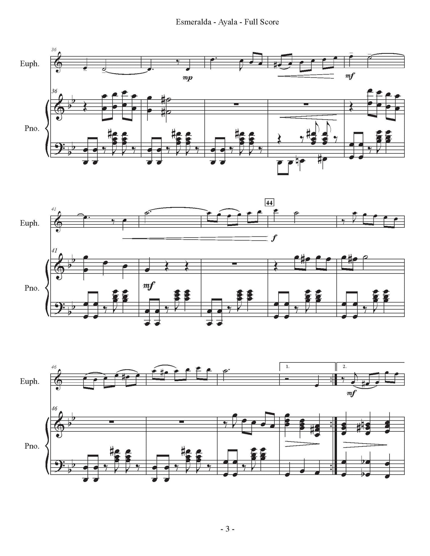 Ayala, Camilo - Esmeralda