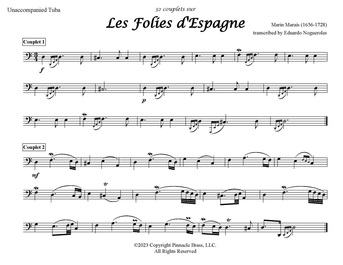 Marais - 32 Couplets sur Les Folies d'Espagne - DOWNLOAD