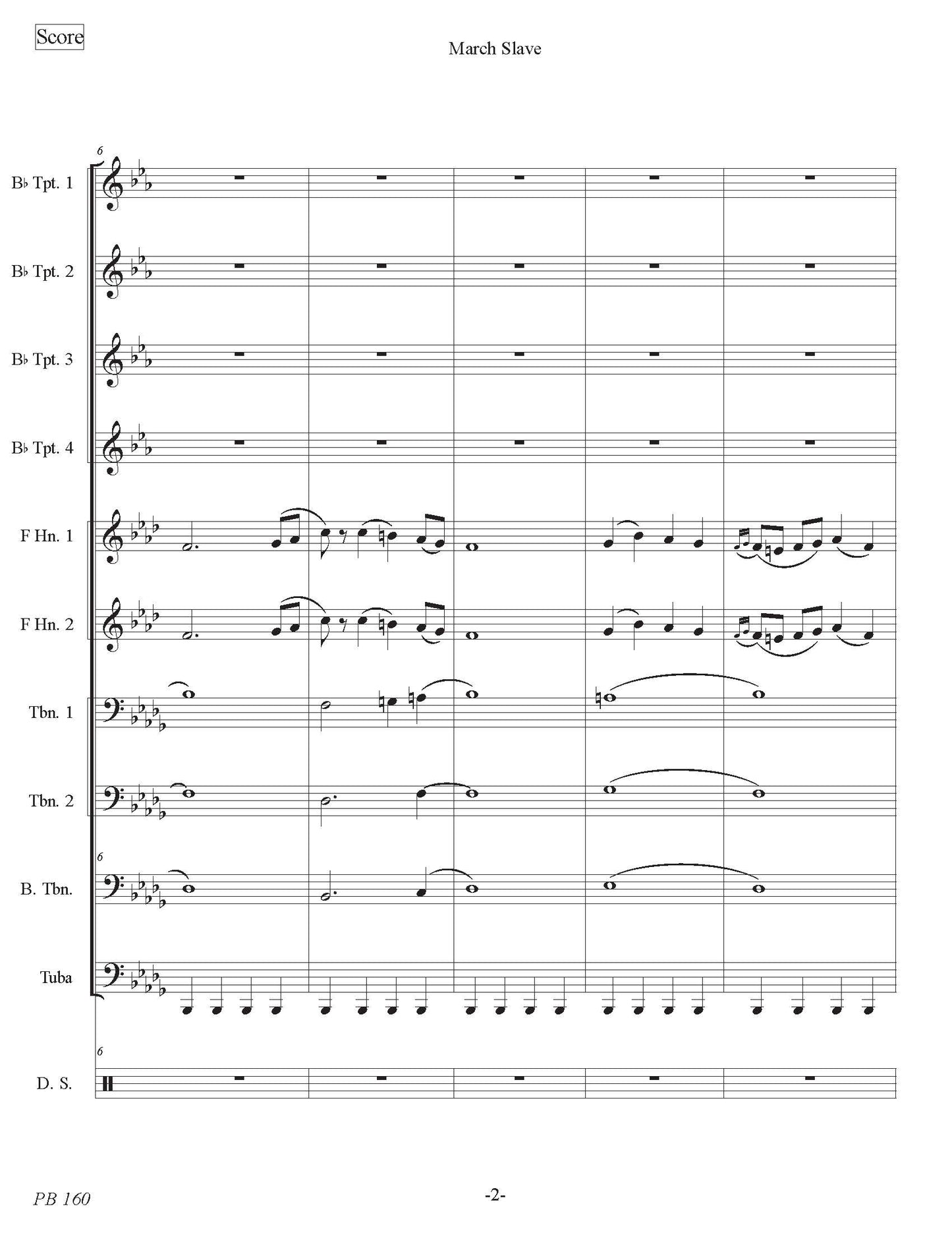 March Slave (Brass Ensemble)