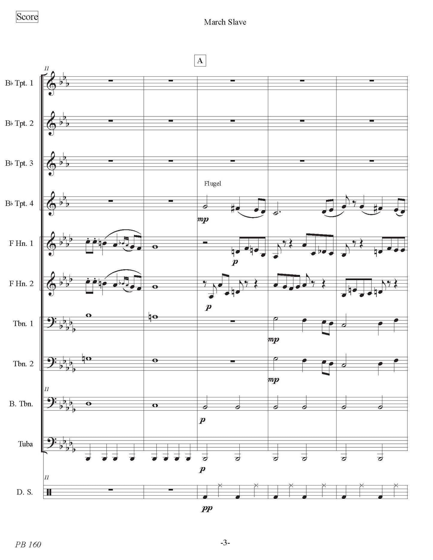 March Slave (Brass Ensemble)
