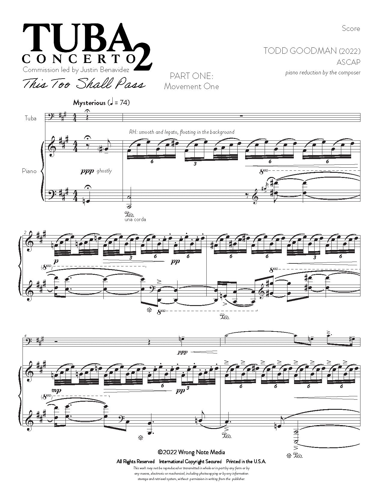 Goodman, Todd - Tuba Concerto No. 2