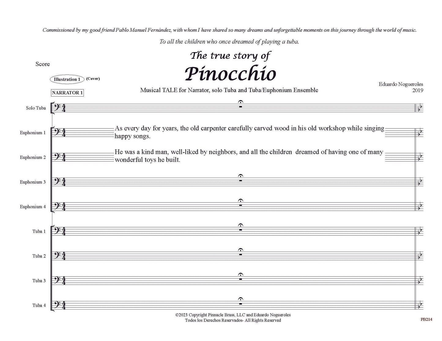 Nogueroles, Eduardo - The True Story of Pinnochio - English Version