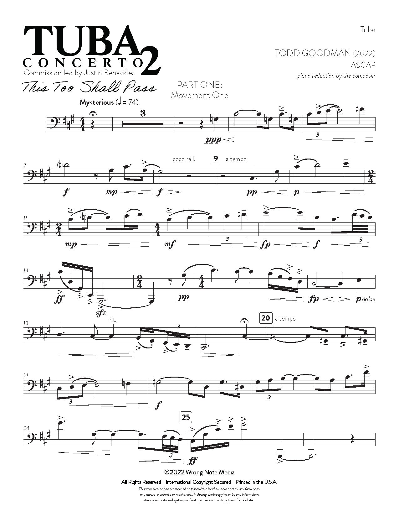 Goodman, Todd - Tuba Concerto No. 2