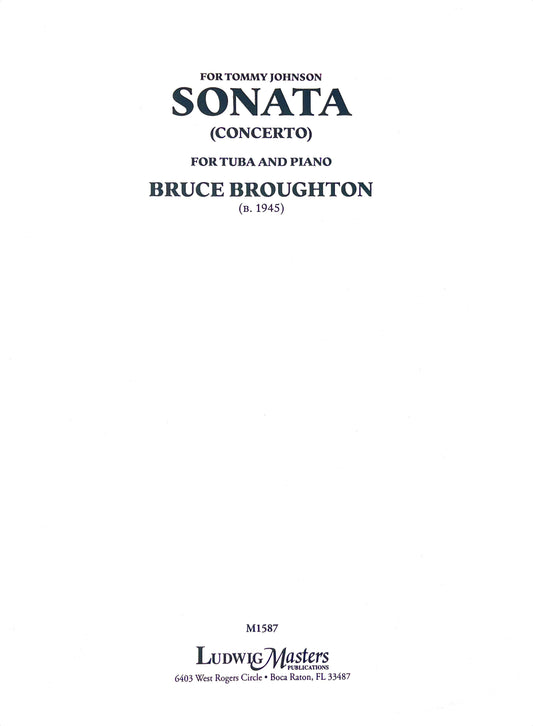 Broughton, Bruce- Sonata for Tuba and Piano