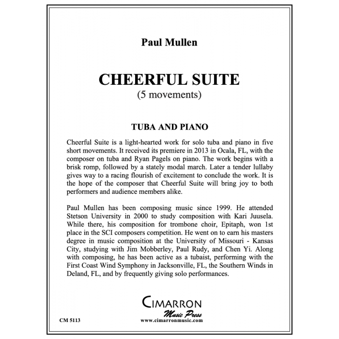 Mullen, Paul - Cheerful Suite
