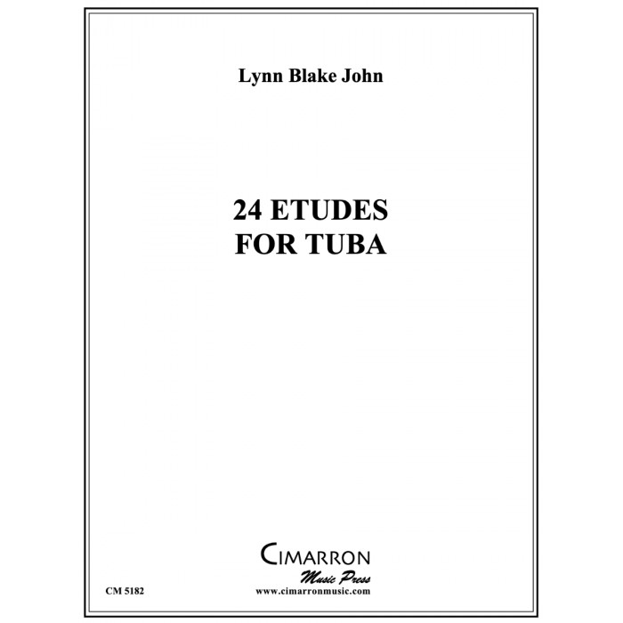 John, Lynn Blake - 24 Etudes for Tuba