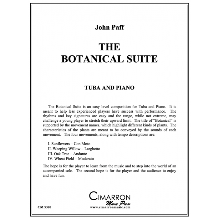 Paff, John - The Botanical Suite