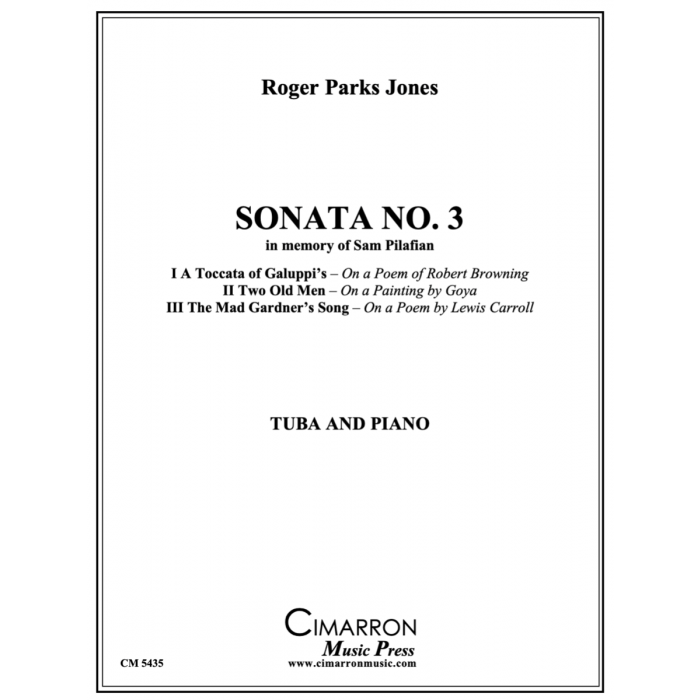Jones, Roger Parks - Sonata No. 3