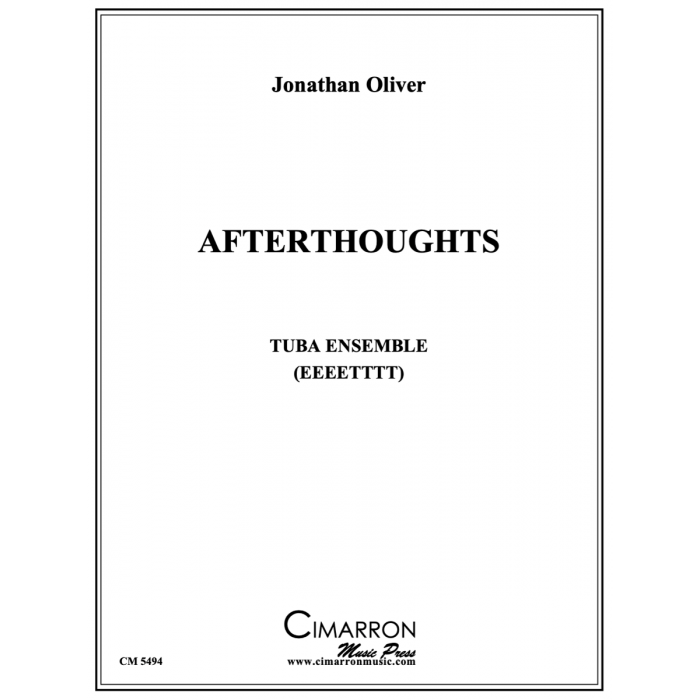 Oliver, Jonathan - Afterthoughts