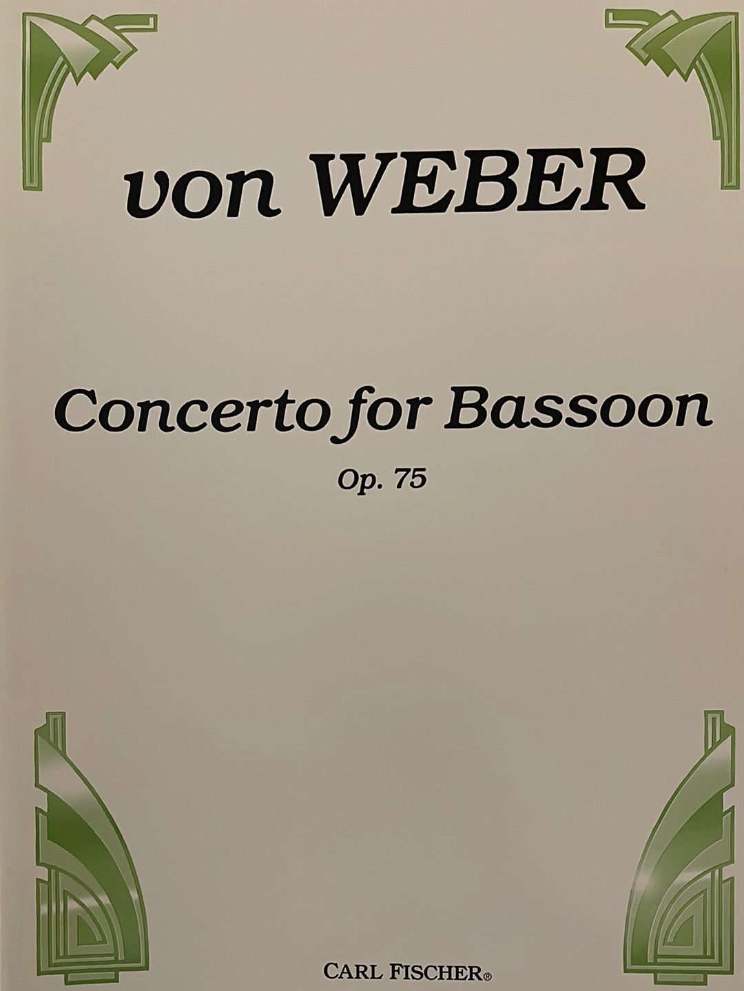 Weber - Bassoon Concerto Op. 75