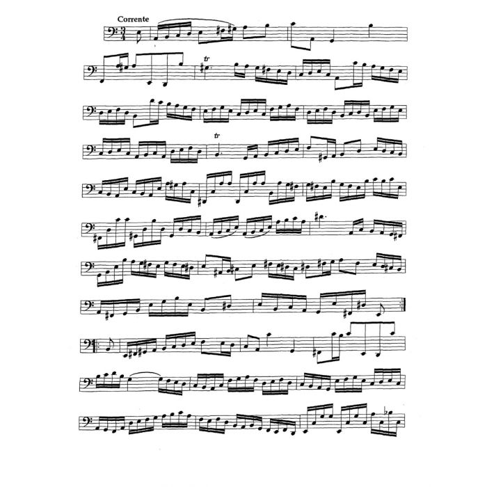 Bach/Tinkham- Partita in A Minor, BWV 1013