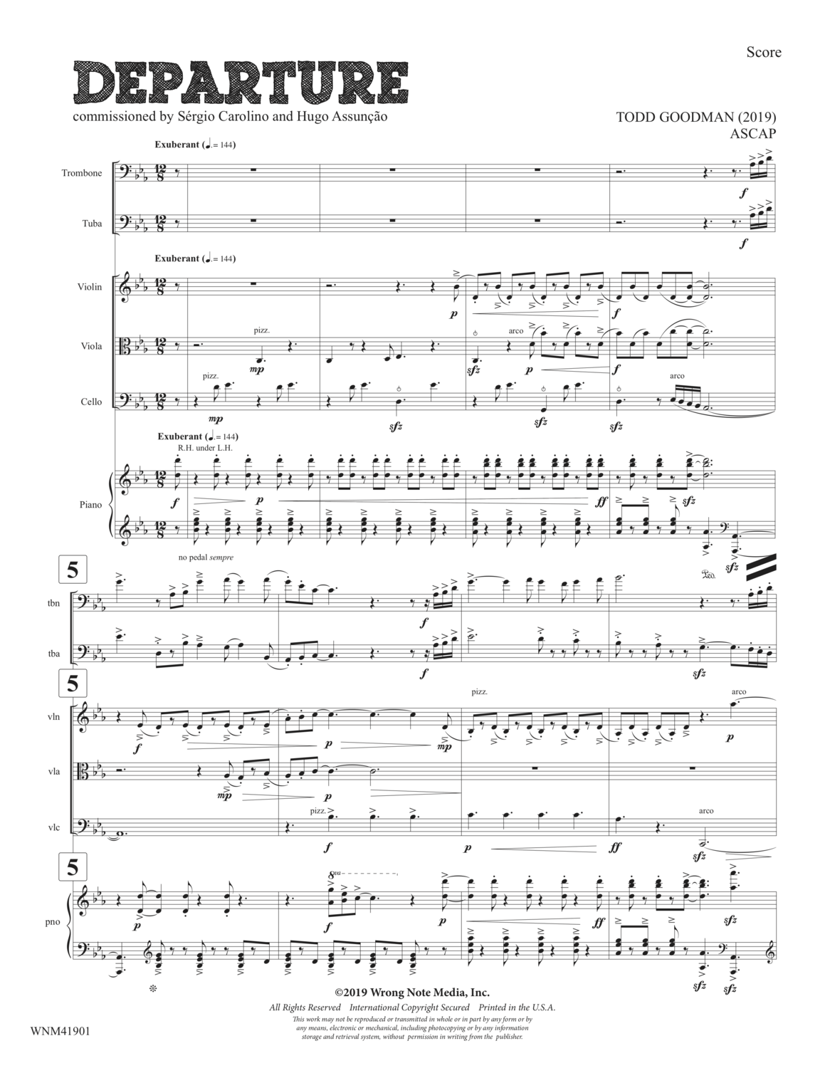 Goodman, Todd - Departure (Chamber Version) - DOWNLOAD