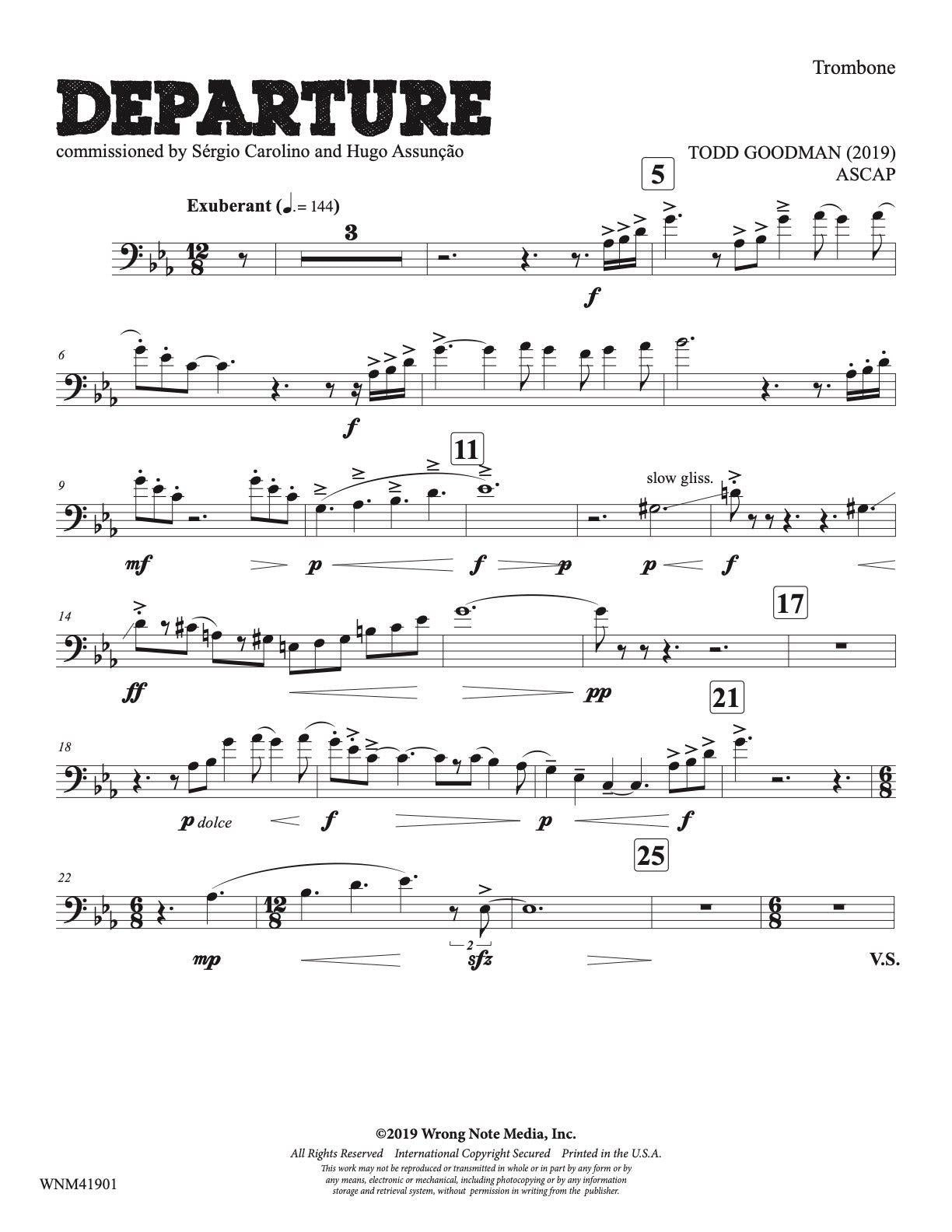 Goodman, Todd - Departure (Chamber Version) - DOWNLOAD