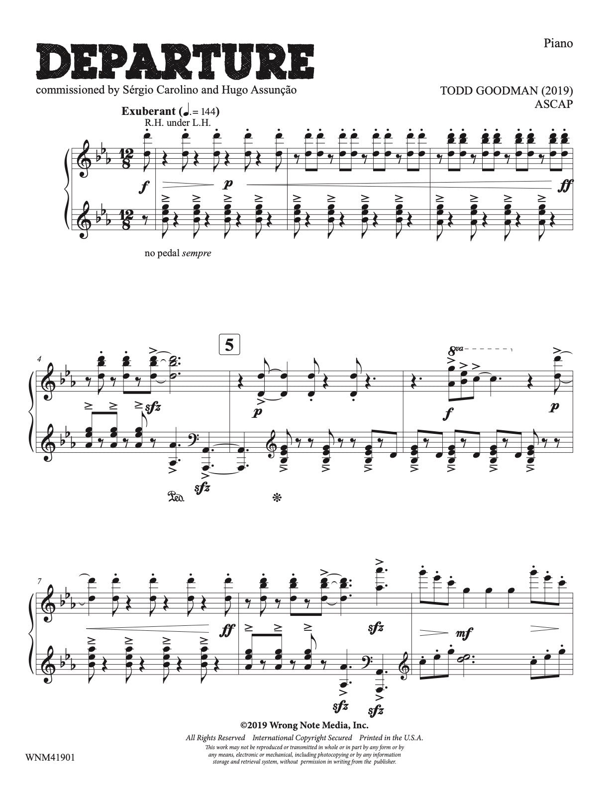 Goodman, Todd - Departure (Chamber Version) - DOWNLOAD