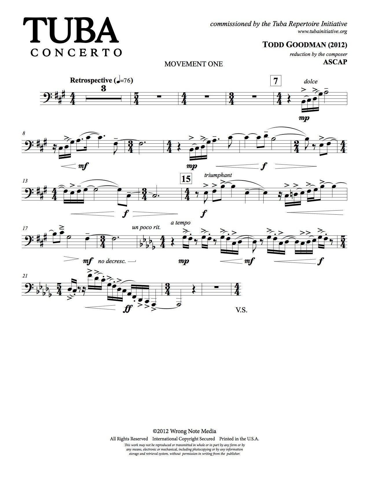 Goodman, Todd - Tuba Concerto - DOWNLOAD