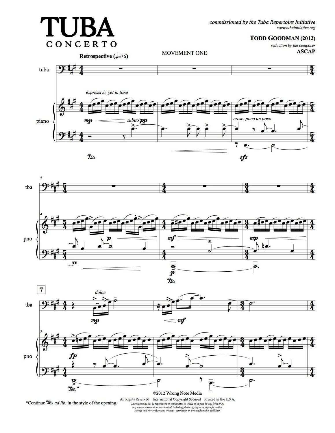 Goodman, Todd - Tuba Concerto - DOWNLOAD