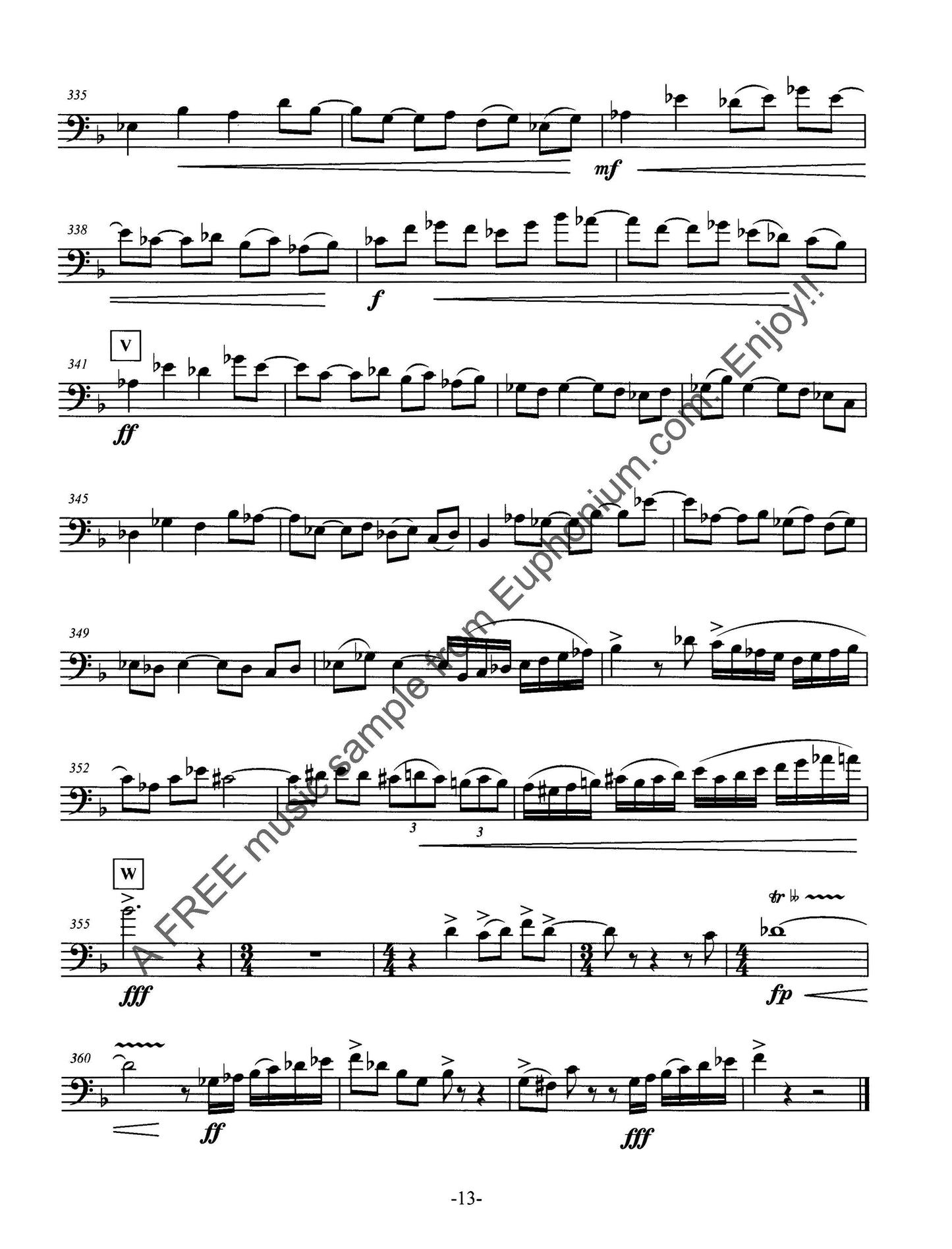 Brusick, William - Concerto for Euphonium WIND BAND