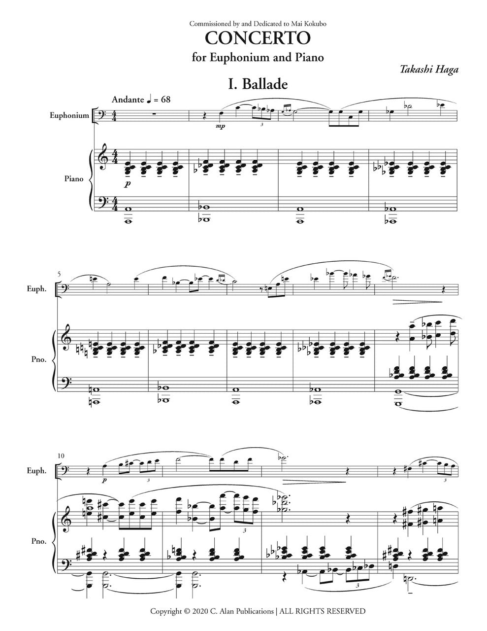 Haga, Takashi - Concerto
