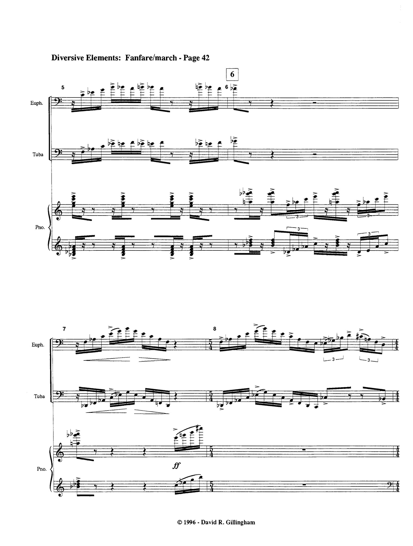 Gillingham - Diversive Elements