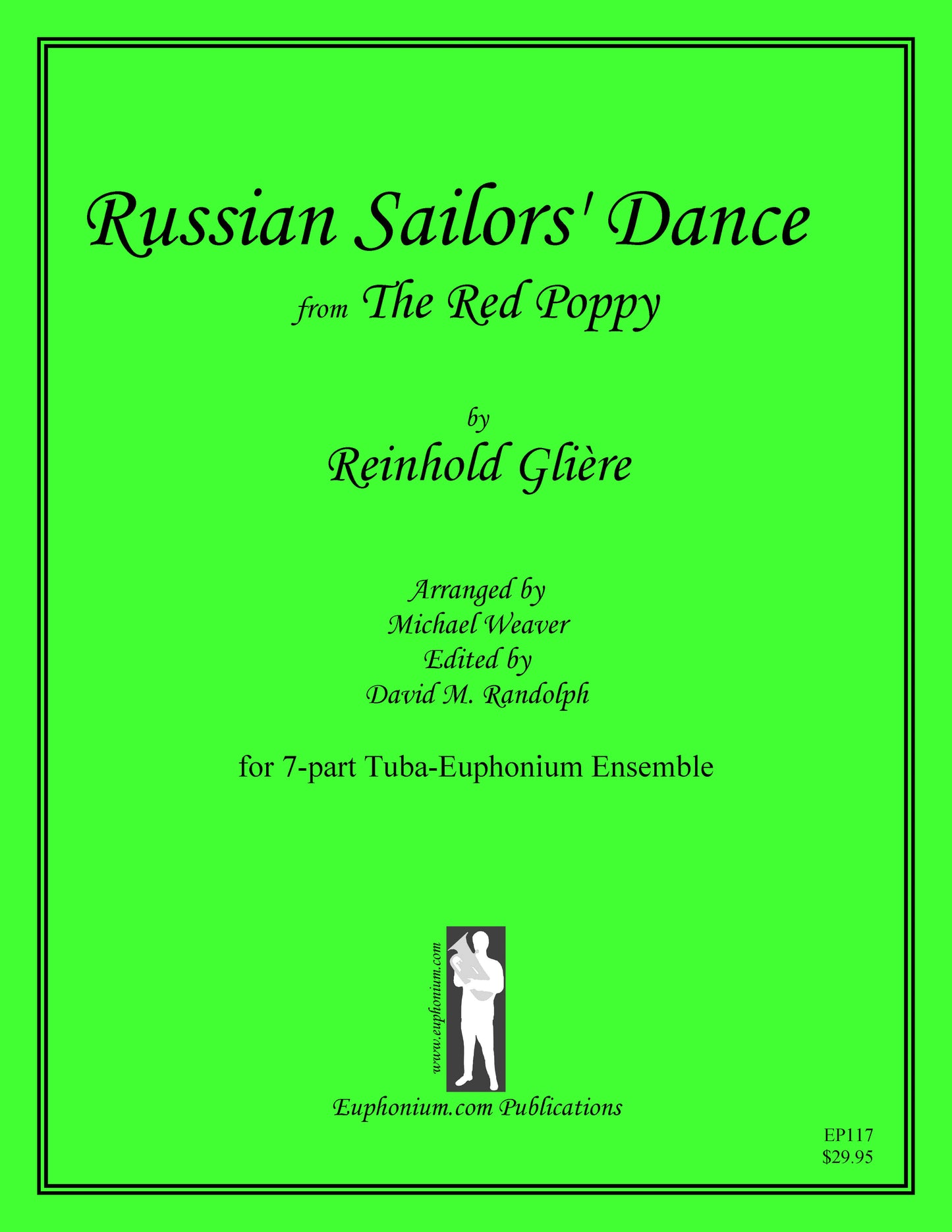 Gliere, Rheinhold - Russian Sailors Dance for Tuba Euphonium Ensemble