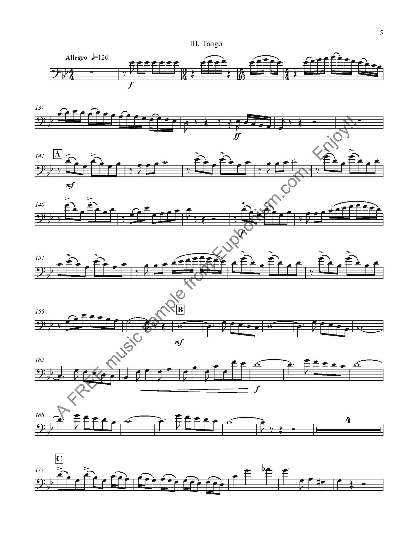 Bosanko - Sonata for Euphonium and Piano