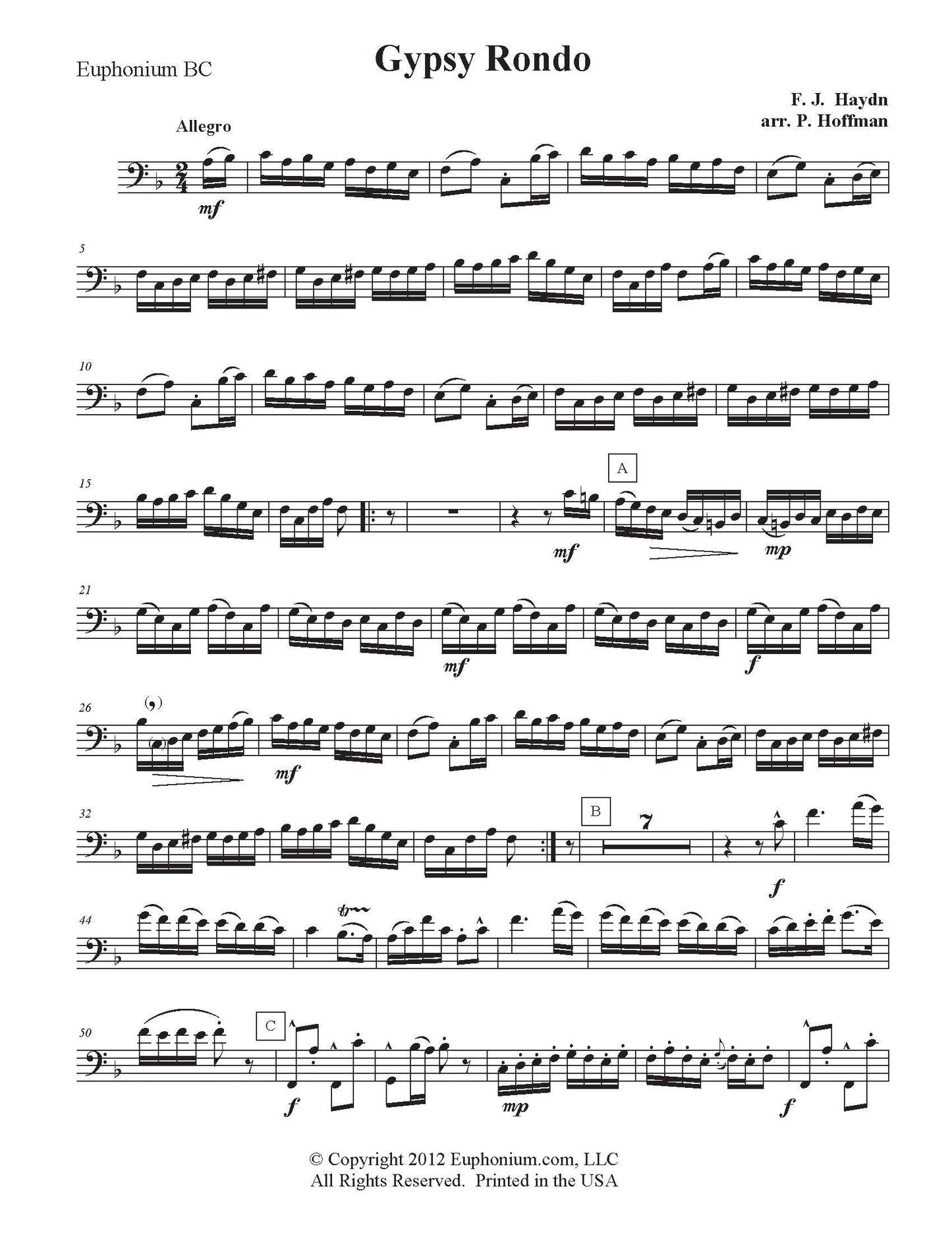Haydn - Gypsy Rondo - DOWNLOAD