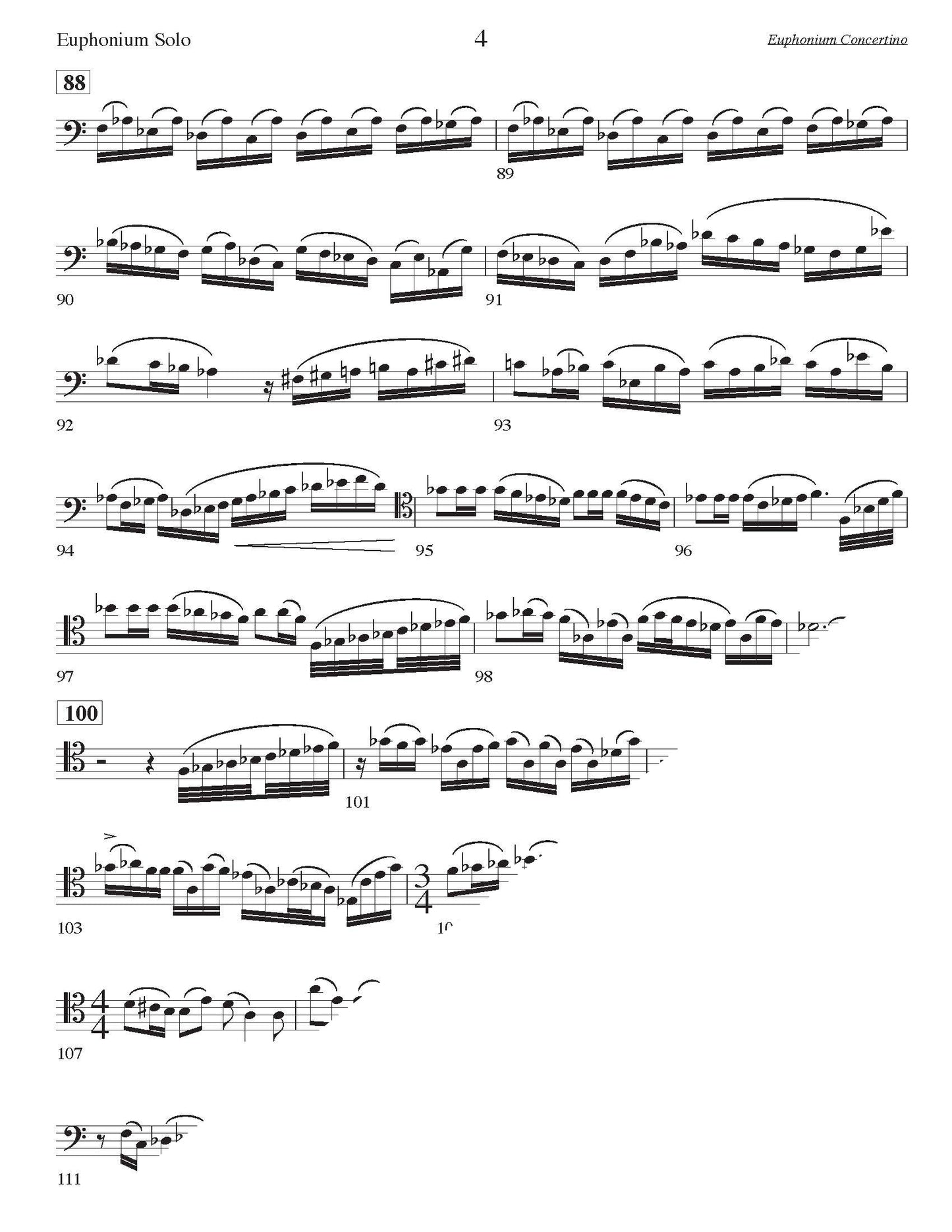 Kaska - Concertino for Euphonium