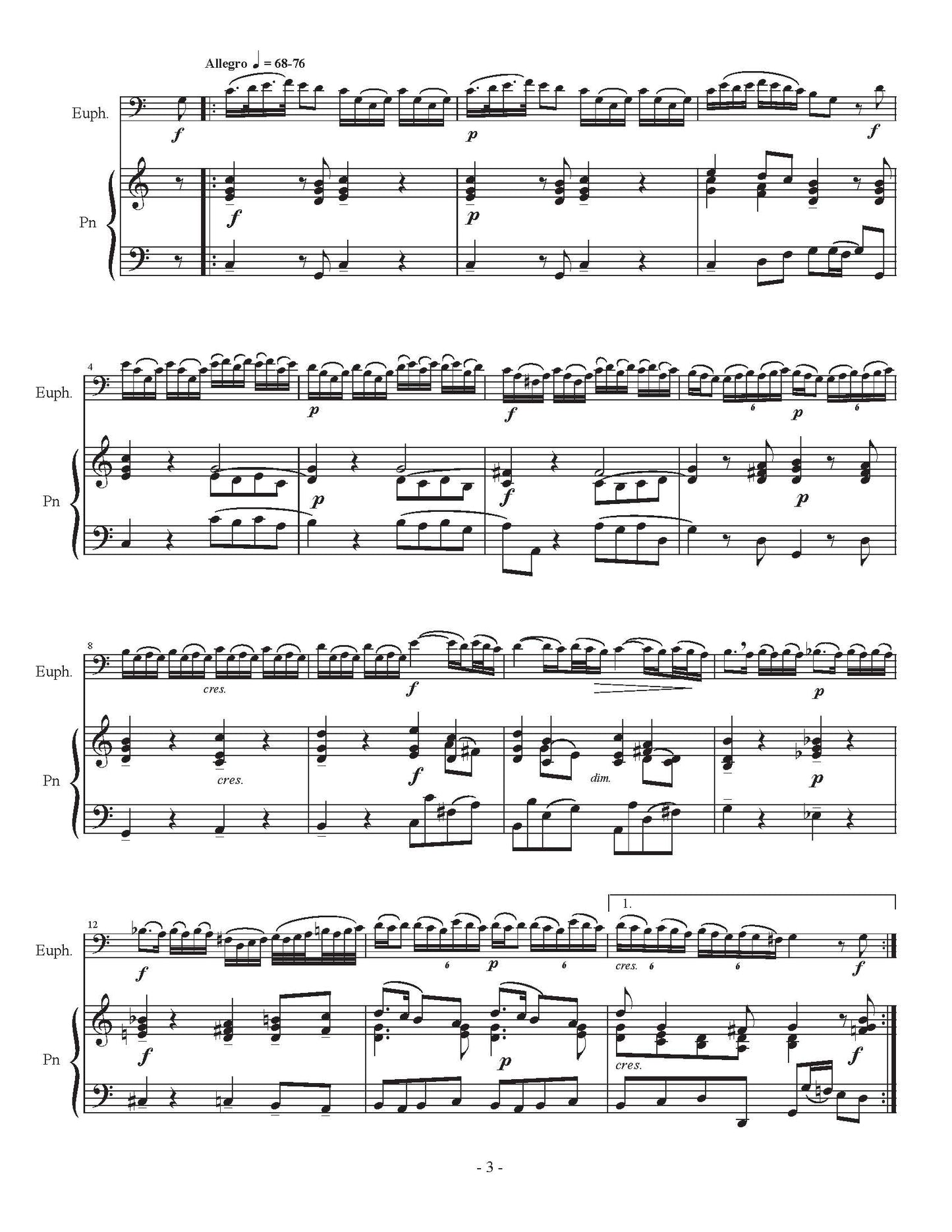 Fasch, J.F. - Sonata in C