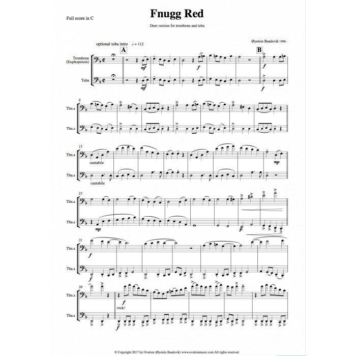 Baadsvik, Øystein - Fnugg Red (Duet)