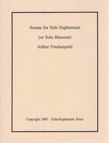 Frackenpohl - Sonata for Euphonium