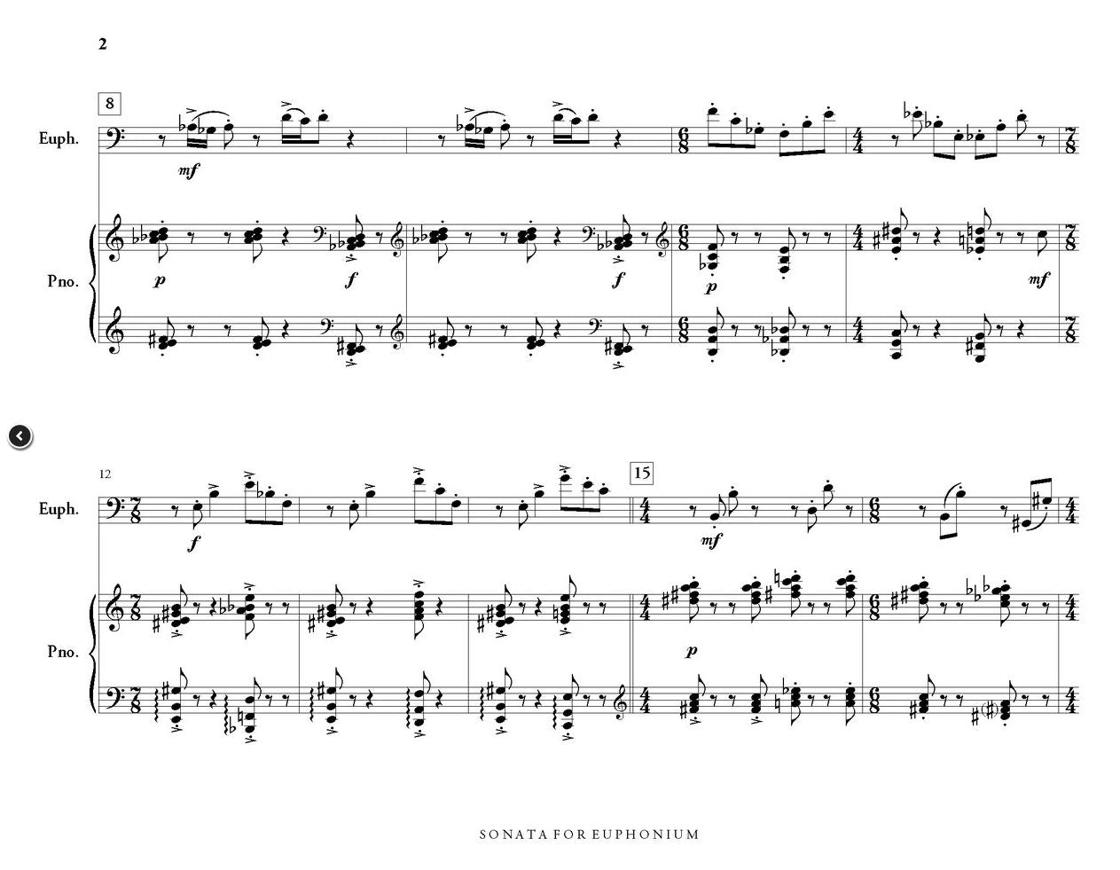 Gillingham - Sonata for Euphonium