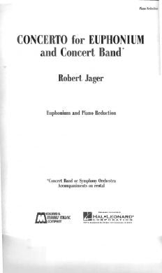 Jager - Concerto for Euphonium