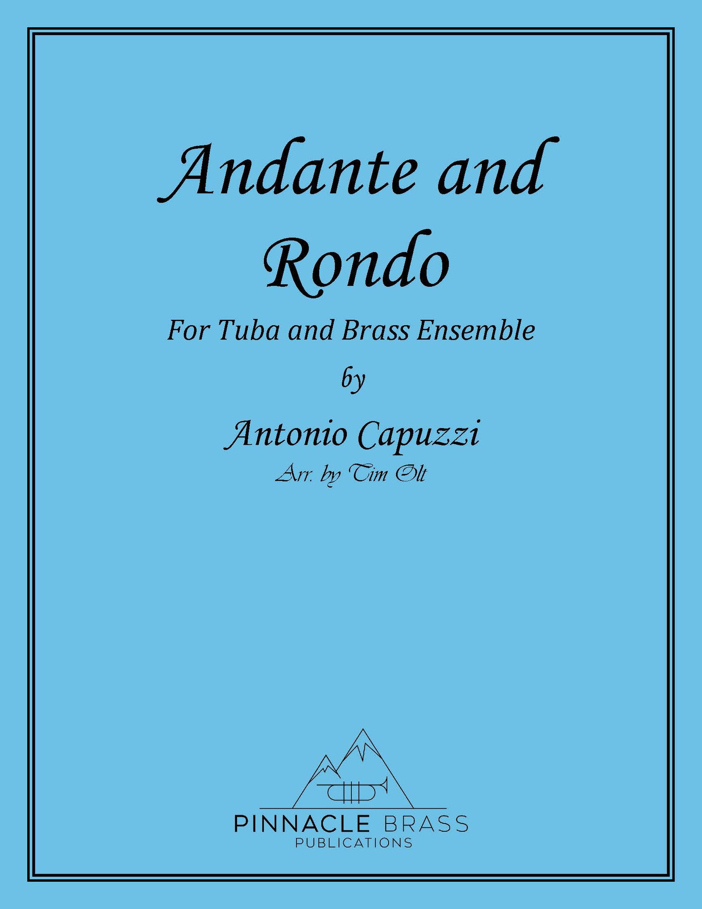 Capuzzi arr. Olt - Andante and Rondo for Solo Tuba and Brass Ensemble