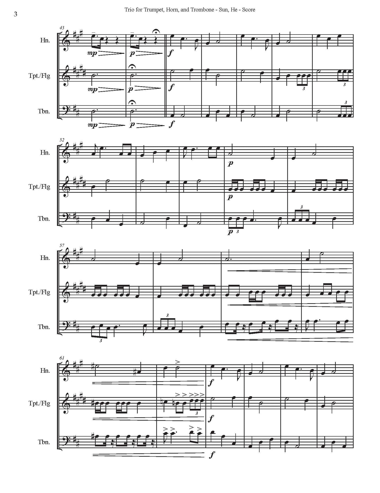He - Trio for Trumpet, Horn, and Trombone - DOWNLOAD