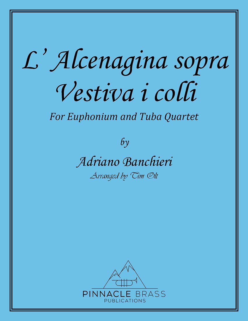 Banchieri - L'Alcenagina sopra Vestiva i colli - DOWNLOAD