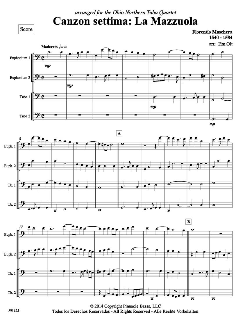 Maschera., Florentina - Canzon settima: La Mazzuola