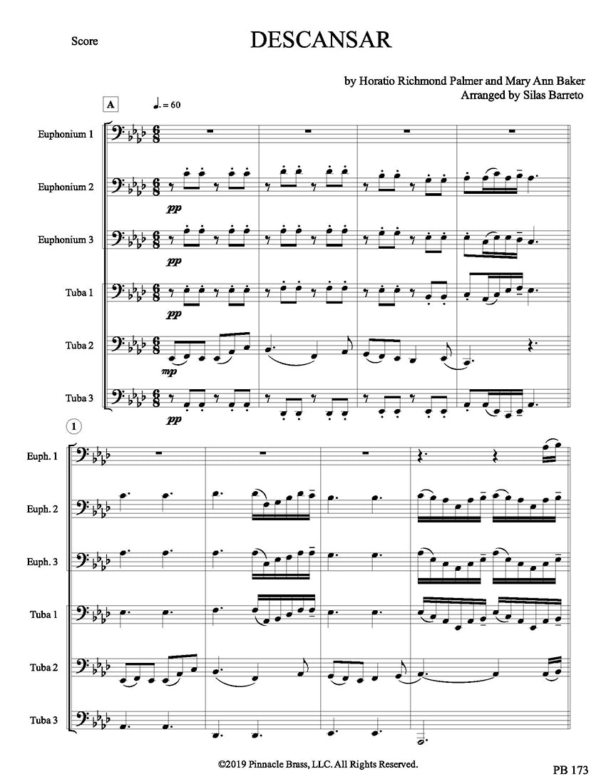 Palmer/Baker arr. Barreto - Descansar - DOWNLOAD