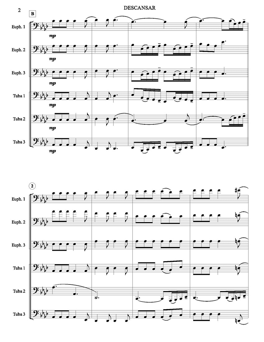 Palmer/Baker arr. Barreto - Descansar