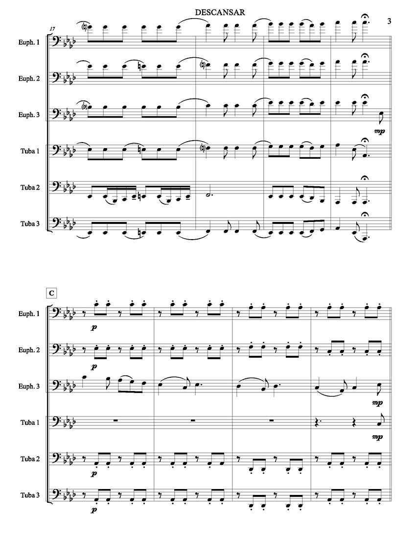 Palmer/Baker arr. Barreto - Descansar - DOWNLOAD