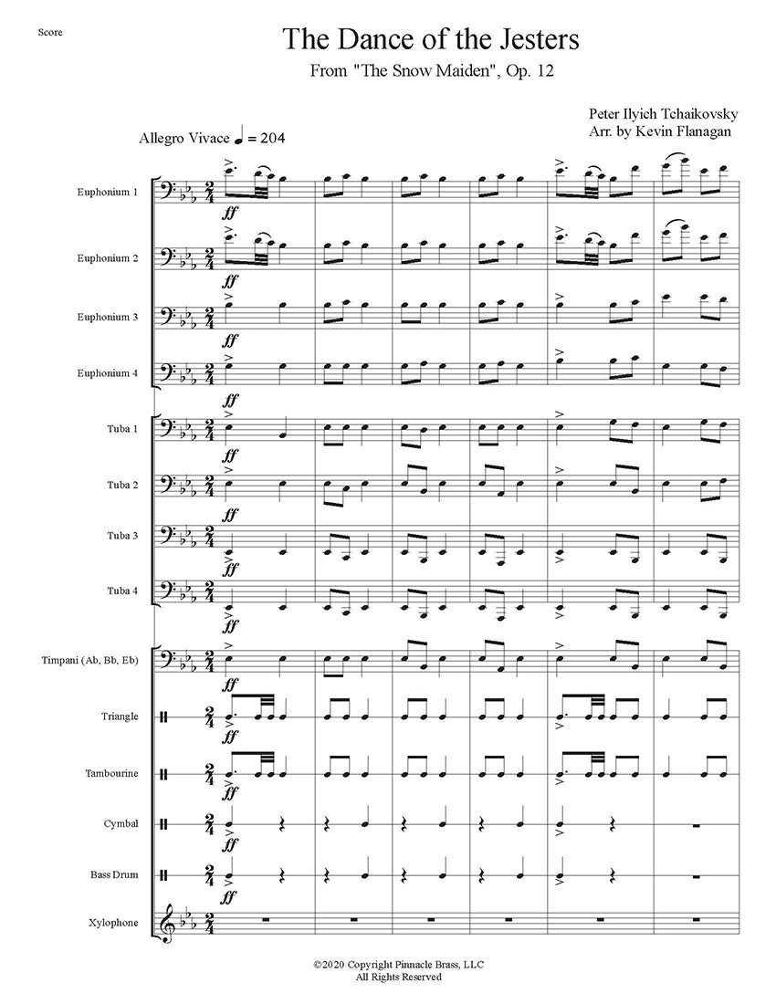 Tchaikovsky arr. Flanagan - Dance of the Jesters