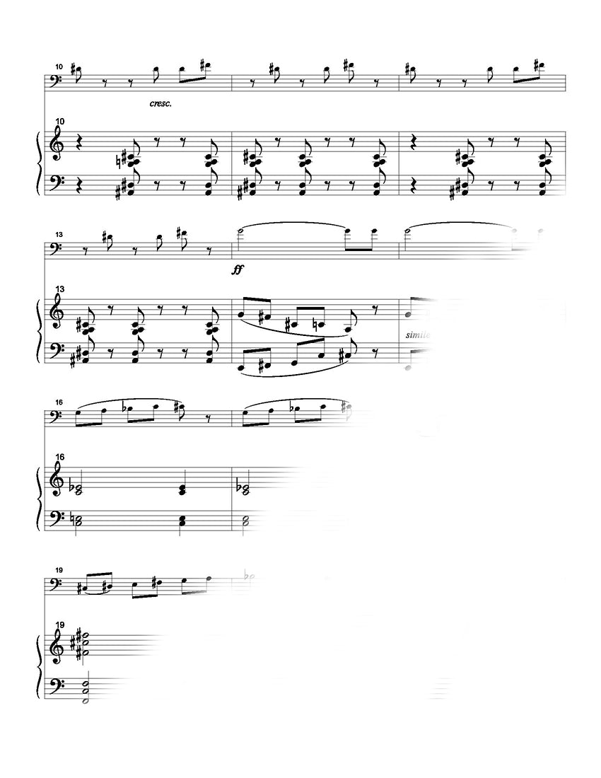 Payne, Frank Lynn - Sonata for Double Bass - DOWNLOAD