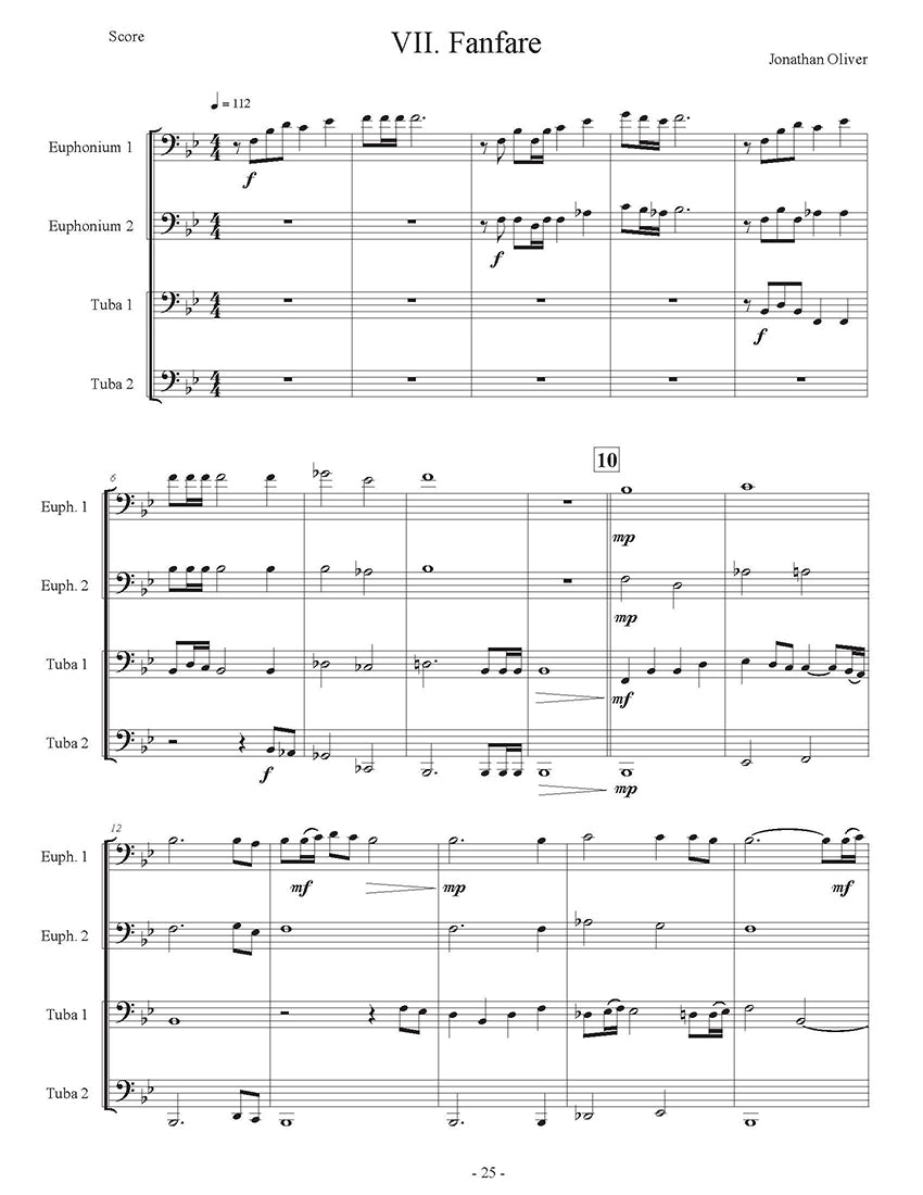 Oliver, Jonathan - Getting Started with Tuba Euphonium Quartets