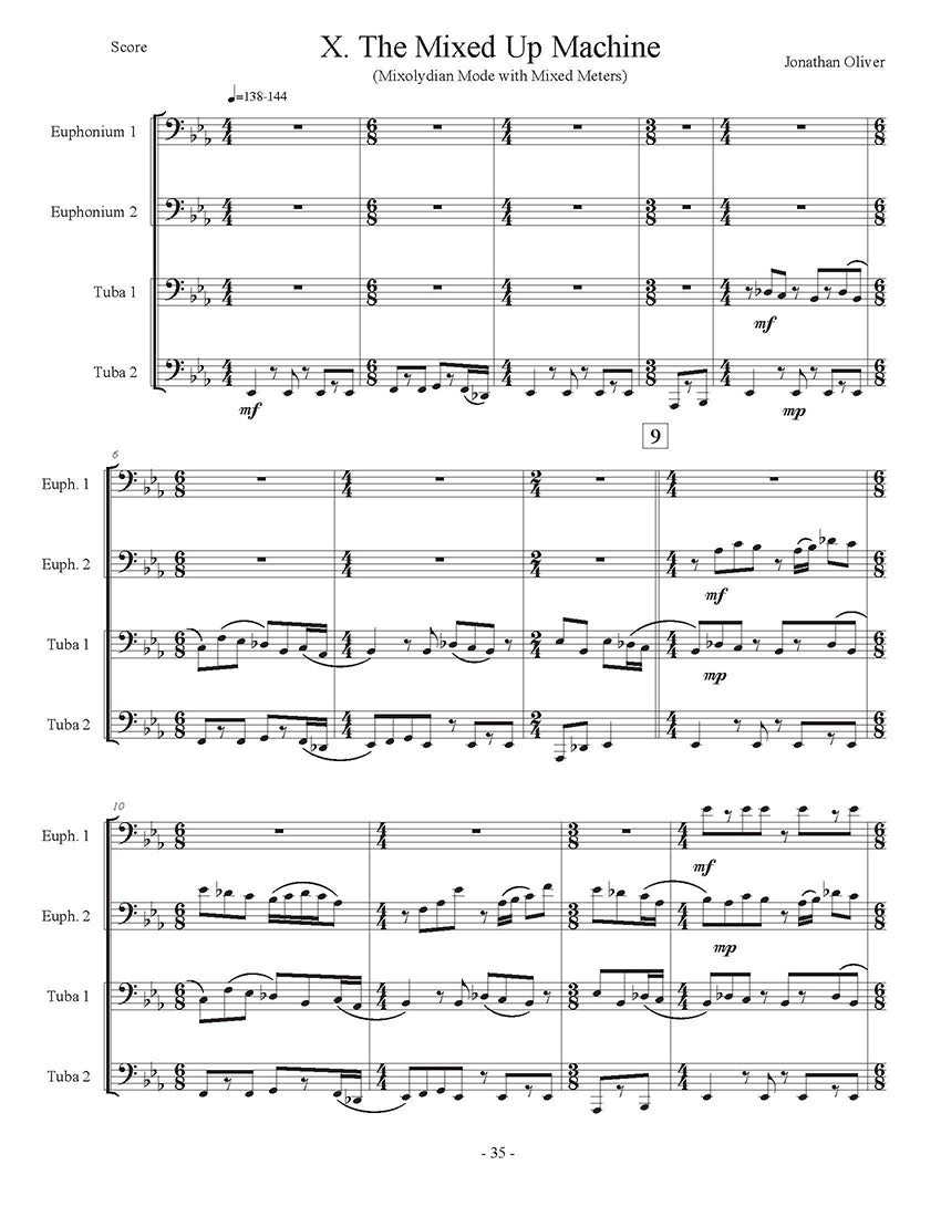 Oliver, Jonathan - Getting Started with Tuba Euphonium Quartets
